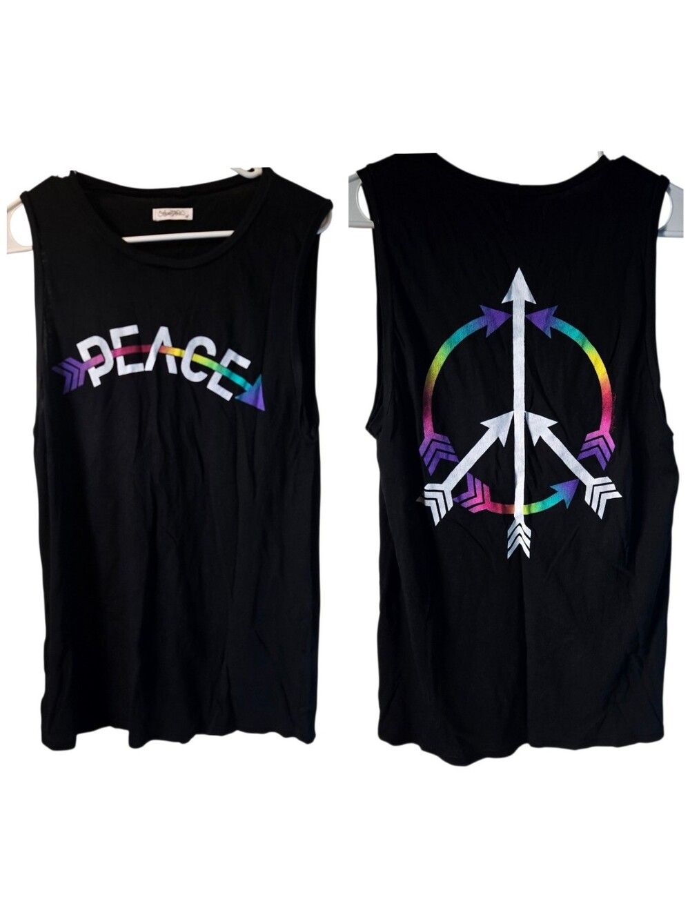 Lauren Moshi Peace Arrow tank top